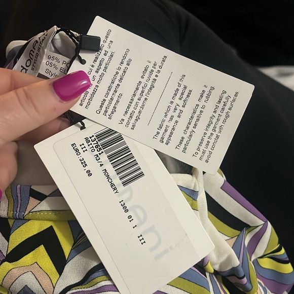 NWT Domani Womens 3/4 Length Sleeve Dress - Picture 7 of 7